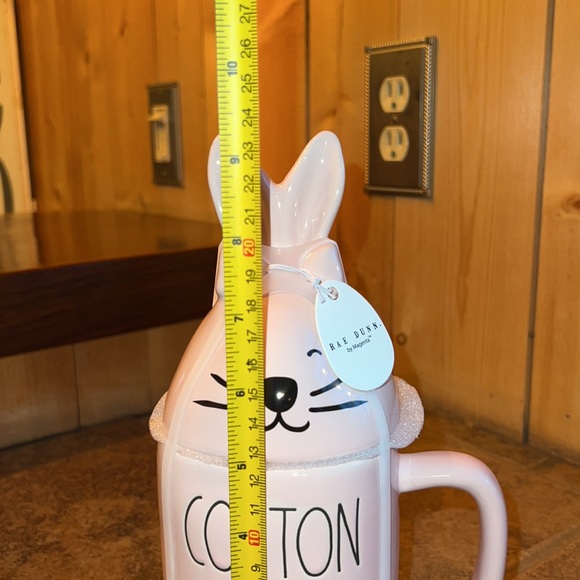 Rae Dunn “Cotton Tail Cutie” Mug w/lid - Picture 2 of 4